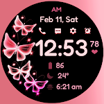 Cover Image of ดาวน์โหลด Butterfly Bloom Watch Face  APK