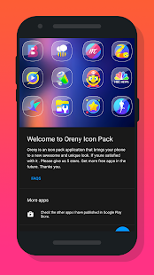 Oreny - Icon Pack Tangkapan layar