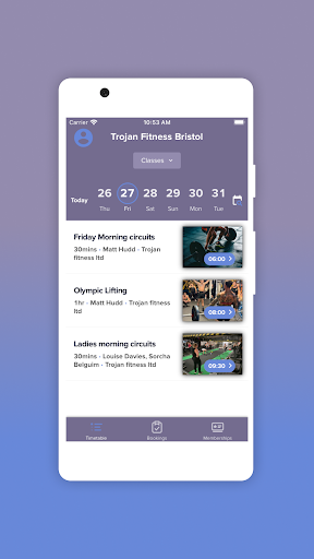 Trojan Fitness Bristol Screen 3