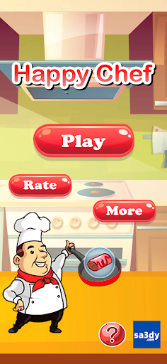 Android application Happy Chef Bubble Shooter screenshort