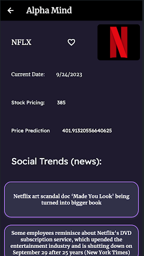 Android application Alpha Mind screenshort