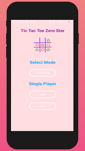 Android application Tic Tac Toe Zero Star screenshort