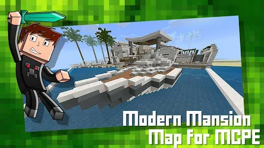 Modern Mansion Map for MCPE