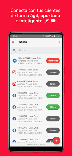 Android application Sagicc screenshort