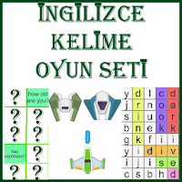 İngilizce Kelime Oyun Seti - 3 İngilizce Oyun