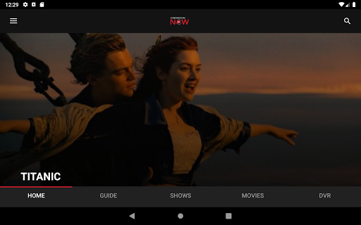Screenshot of Cunningham TV Now