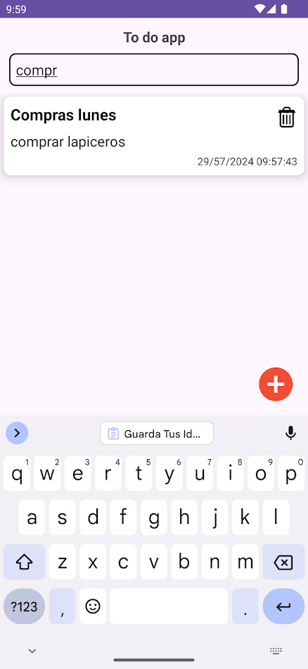 #6. Note-app (Android) Von: Juan Carlos Granda Ramos
