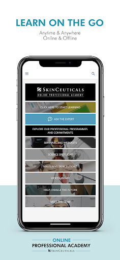 Android application SkinCeuticals Online Academy screenshort
