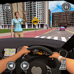 Cover Image of Download Passenger Taxi Car City Rush Driving 1.3 APK