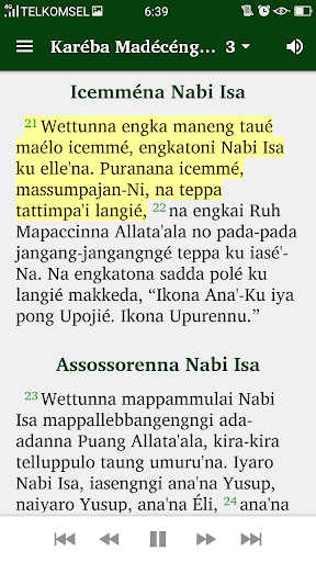 Kitab Injil Bahasa Bugis Screen 3