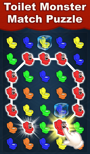 Android application Toilet Monster Matching Game screenshort