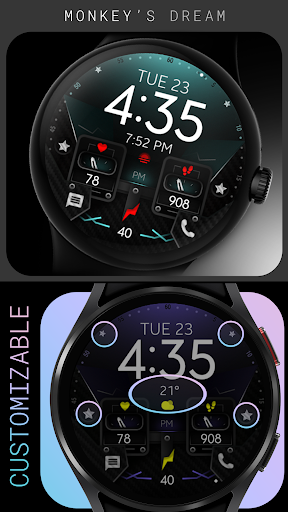 Android application Dream 111 - Digital Watch Face screenshort