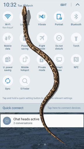 APK Snake screen in Hand Joke - iSnake 1656008226