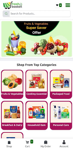 Fresh Basket 24 Screen 2