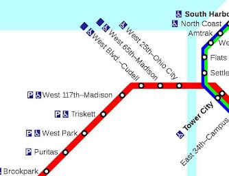 Cleveland Metro Map