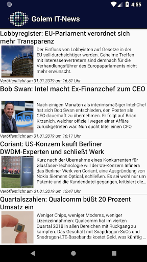 Android application Golem IT-News screenshort