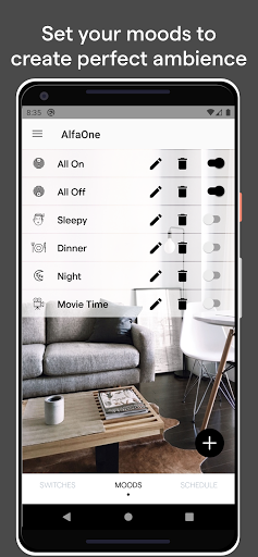 AlfaOne Home Automation Screen 2