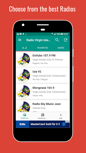 Virgin Islands Radio Screen 3