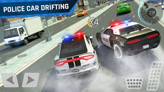 Police Car Drifting & Driving
