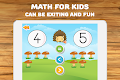 screenshot of Math for kids: learning games