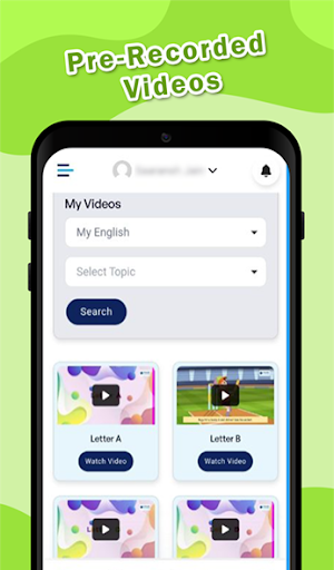 The Kinder Castle Student App Screen 3