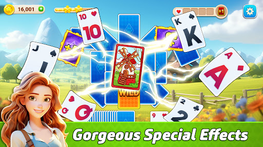 Android application TriPeaks Solitaire screenshort