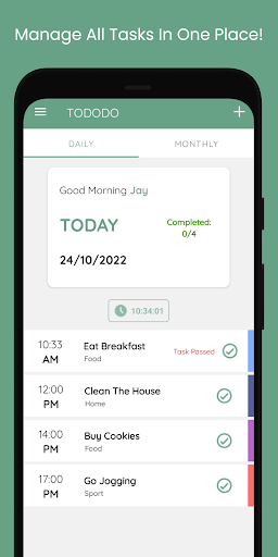 Android application TODODO screenshort
