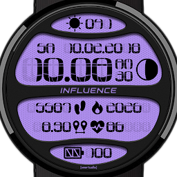 LCD watch face | INFLUENCE Ult: Download & Review