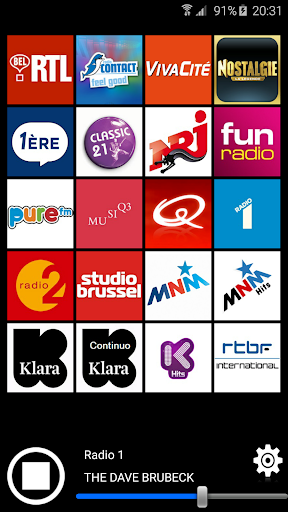 Radios Belgique Screen 3
