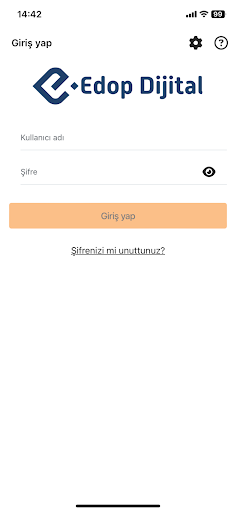 Android application Edop Dijital screenshort