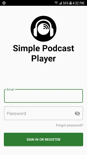 Android application Simple Podcast Player screenshort