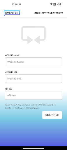 Eventer Check-In Screen 2