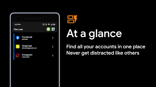 Android application Fire Lock screenshort