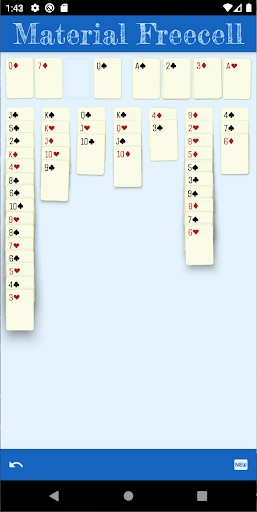 Android application Material Freecell screenshort