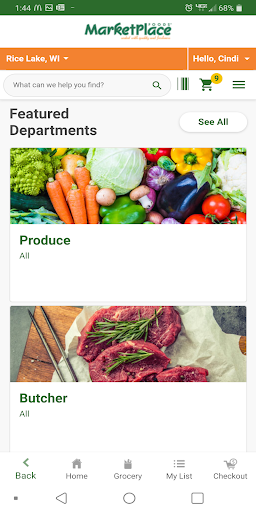 MarketPlace Foods WI Screen 2