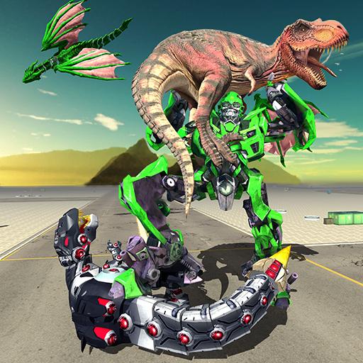 Dragon Robot Transform Game  Icon