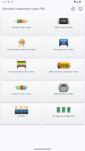 Electronic Component Codes Pro screenshot 8