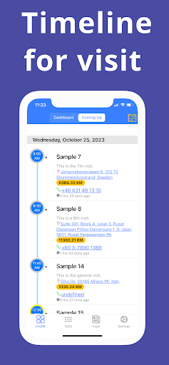nVisit- Manage leads and more Screen 2