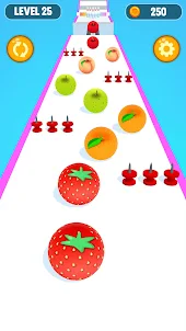 Ball Run Fruit: Fruit Merge