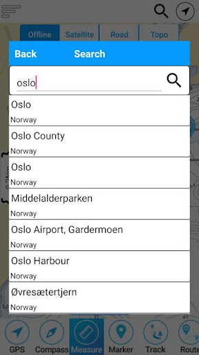 Oslo fjord Norway Offline Maps Screen 2
