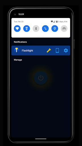 Simple flashlight Screen 3