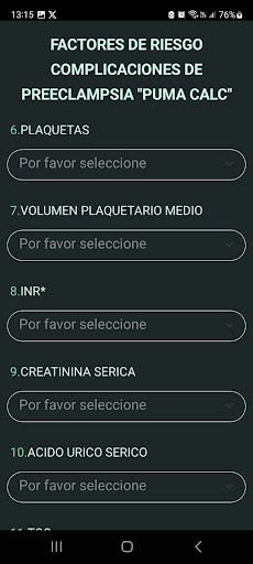 Preeclampsia Puma Calc Screen 3