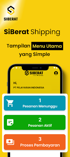 Android application SiBerat Shipping screenshort