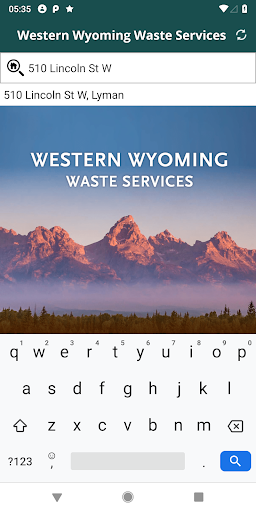 Western Wyoming Waste Services Screen 2