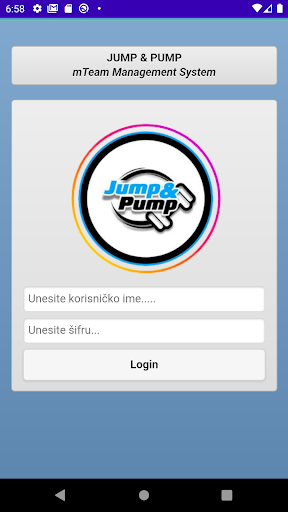 Android application Jump n Pump screenshort