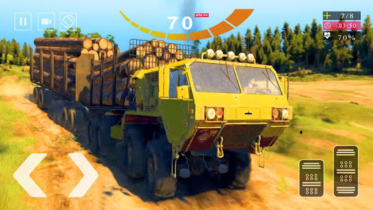 Captura de Pantalla 14 Ejército Camión Conducir android