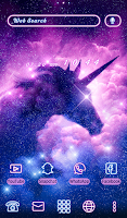 screenshot of Unicorn Sparkle Theme