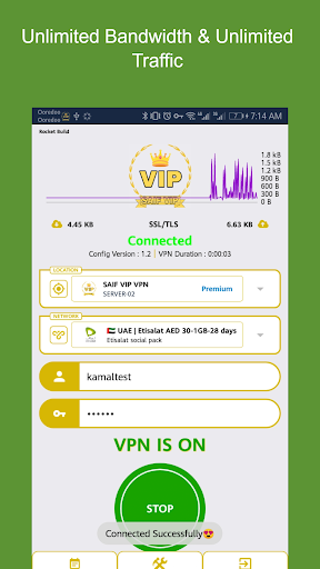 Saif VIP VPN screenshot 3