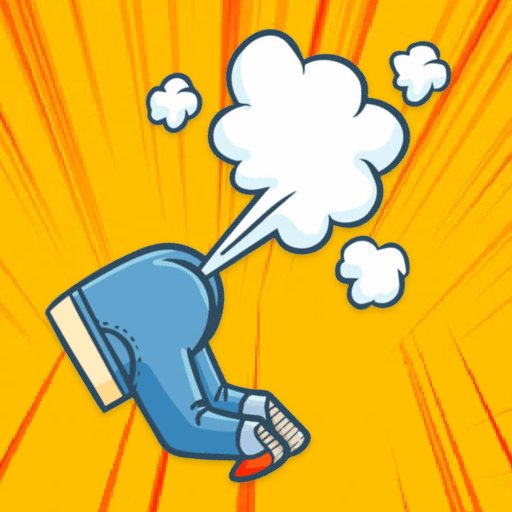 Haircut prank, air horn & fart logo