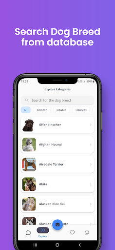 Dog breed identifier Screen 3